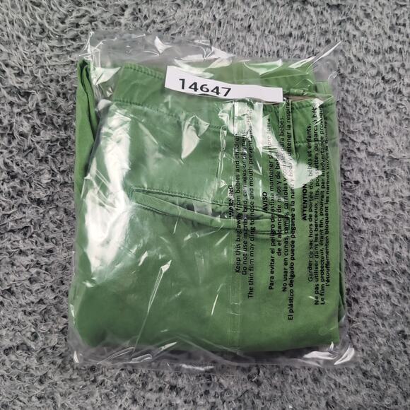 Gap Pants Men 31X32 Green Classiccore Casual Minimal Preppy Chino Flat Front - Picture 9 of 9